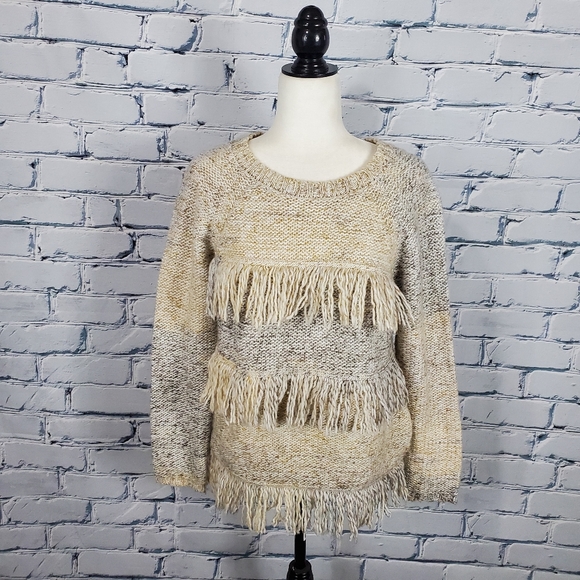 Soft Joie Tanis Fringe Knit Sweater - Picture 2 of 7